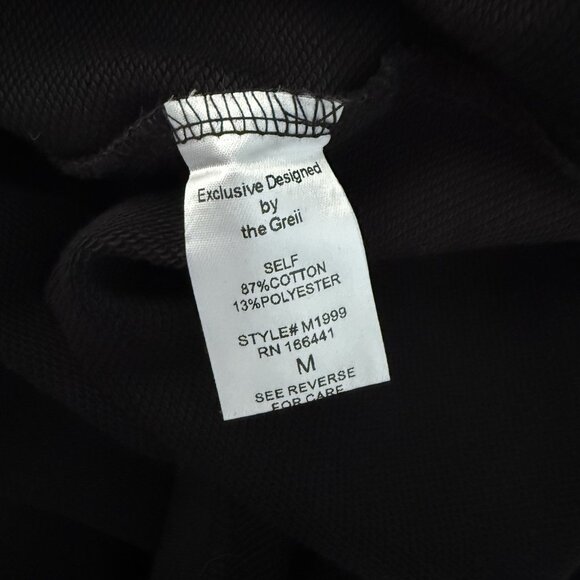 NWT The Greii Black Studded Raglan Cap Sleeve Top - Picture 8 of 8